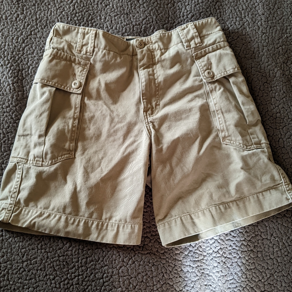 Khaki JNCO Army Girl cargo shorts